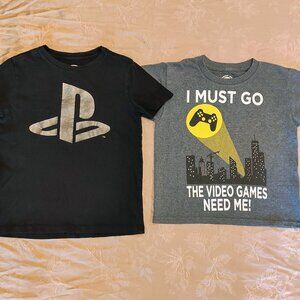 Gamer Kid's T-Shirt Bundle, Size S (6/7), Used